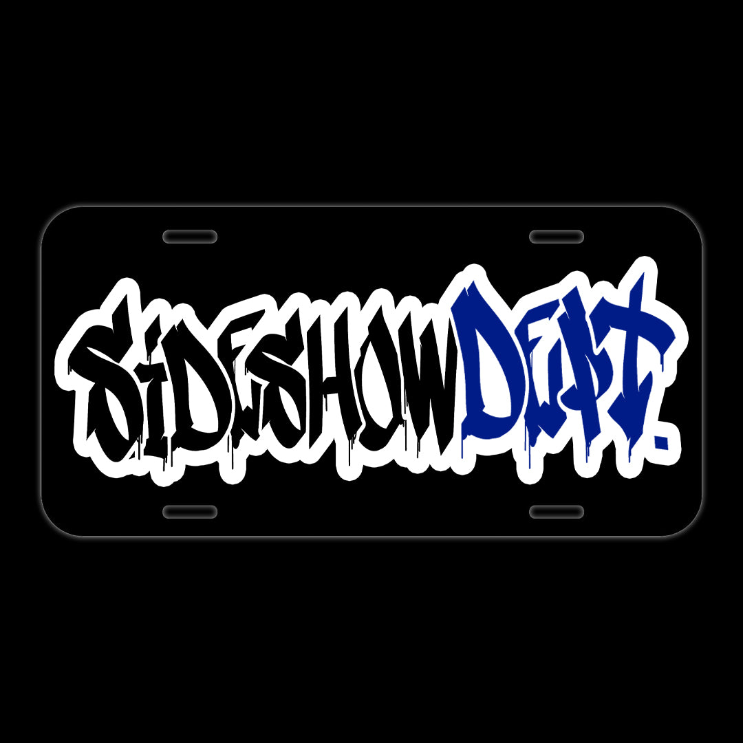 SideshowDept. License Plate