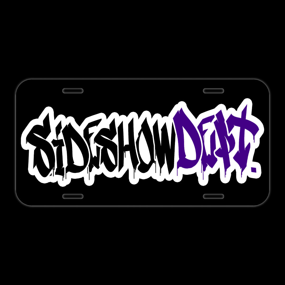 SideshowDept. License Plate