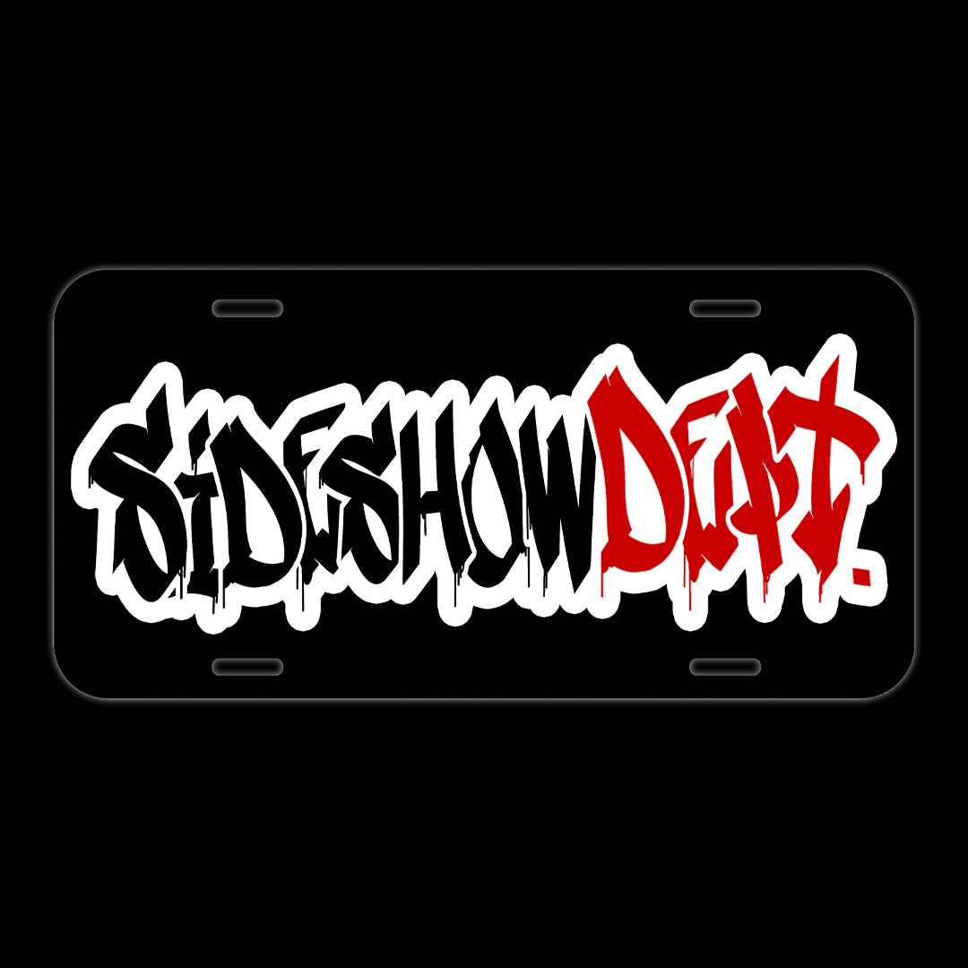 SideshowDept. License Plate